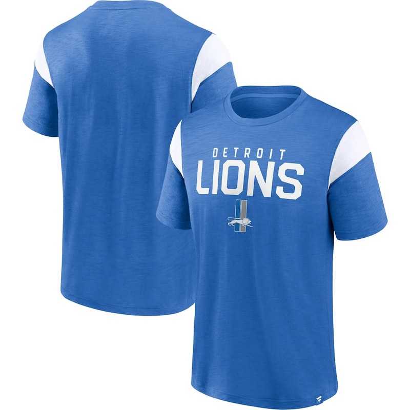Detroit Lions Fanatics Branded Blue Home Stretch Team Men's T-Shirt,We sell and wholesale Detroit Lions Fanatics Branded Blue Home Stretch Team Men's T-Shirt on line form chian!